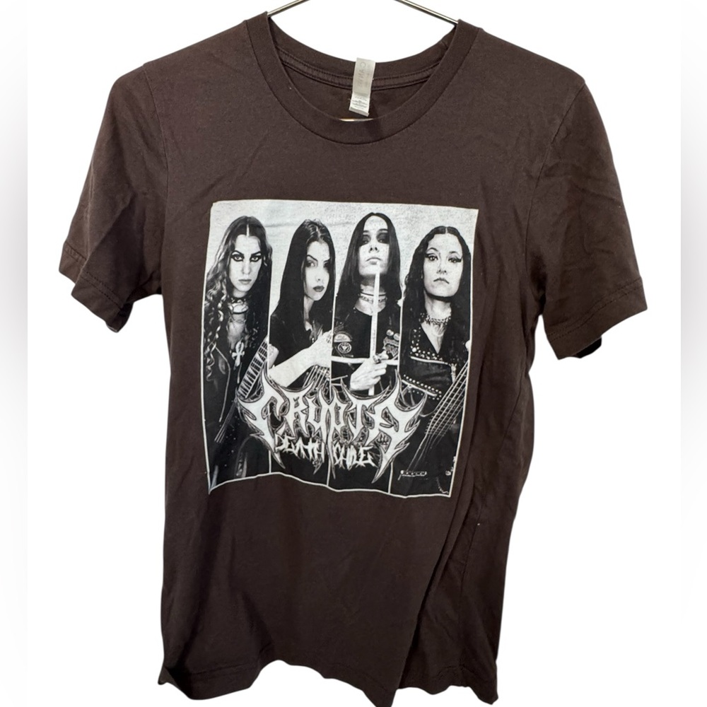 Crypta Brazilian Death Metal Band Tour Dark Gray Women’s S T-Shirt RARE